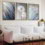 Wallity Huhu381 Cuadro Decorativo de Vidrio Templado Multicolor 30 x 40 cm (3 Piezas)
